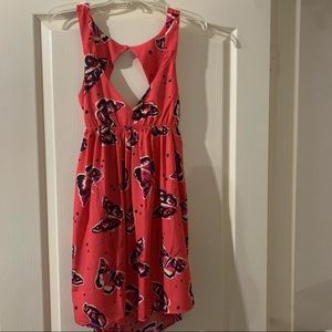 Roxy butterfly back cut-out dress